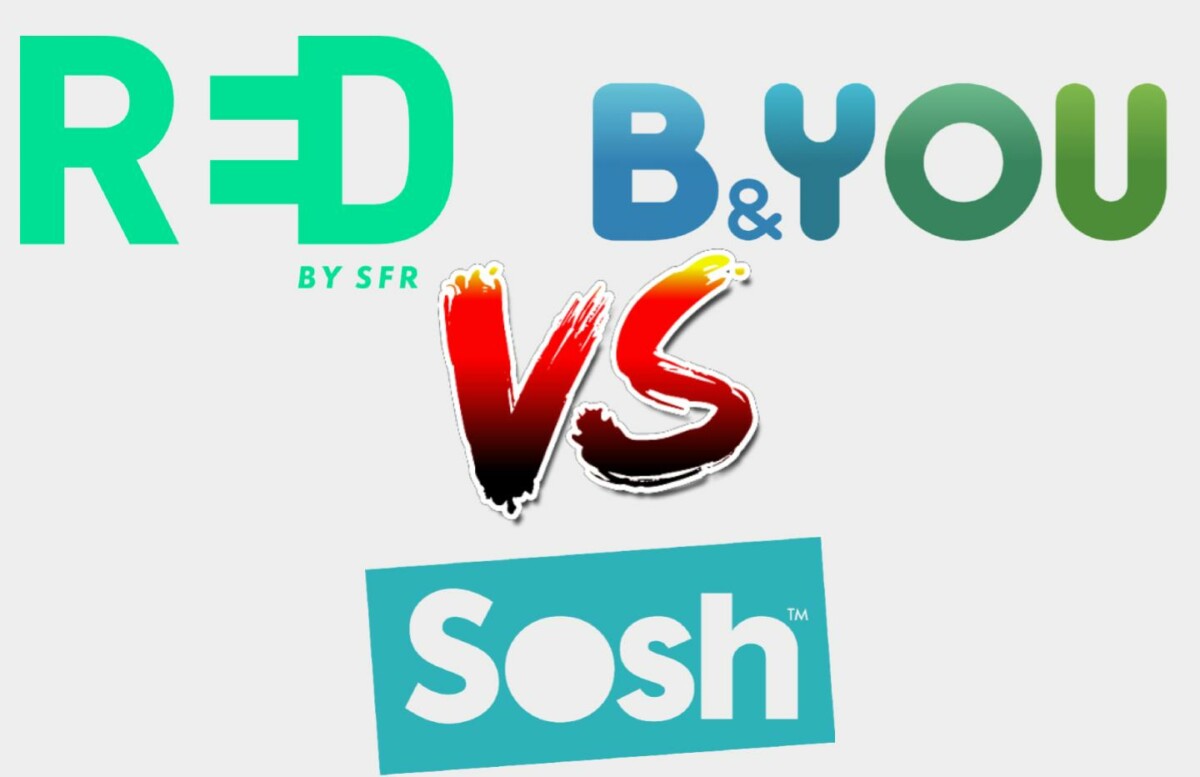 Sosh vs B&You vs RED : quel est le meilleur forfait mobile à moins de 10 € ?