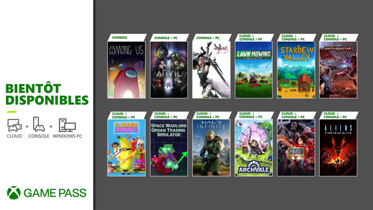 Les ajouts de décembre au Xbox Game Pass