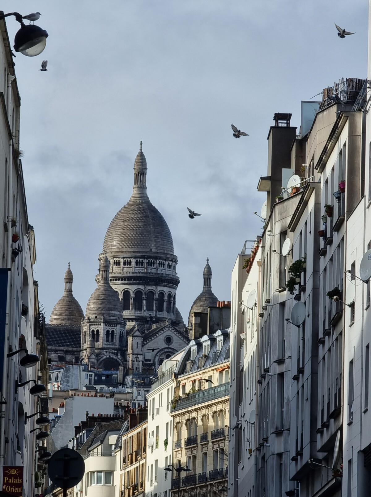 Les toits de la basilique Sacré-Cœur à Montmartre