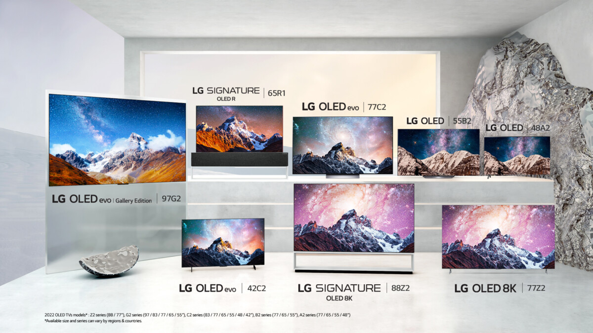 LG OLED 2022 : bien comprendre les nouveautés des séries A2, B2, C2, G2 et Z2