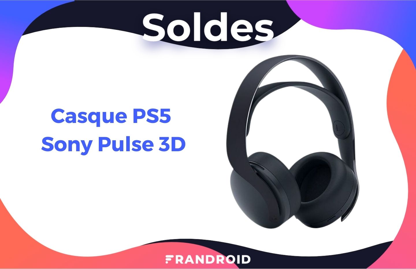 Casque PS5 SONY CASQUE SANS FIL PULSE 3D NOIR Pas Cher 