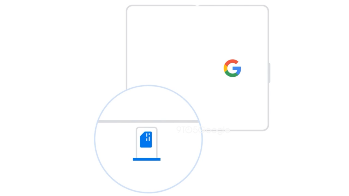 Schéma du Google Pixel Fold