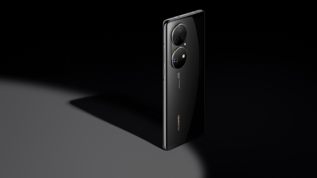 The P50 Pro in Golden Black.