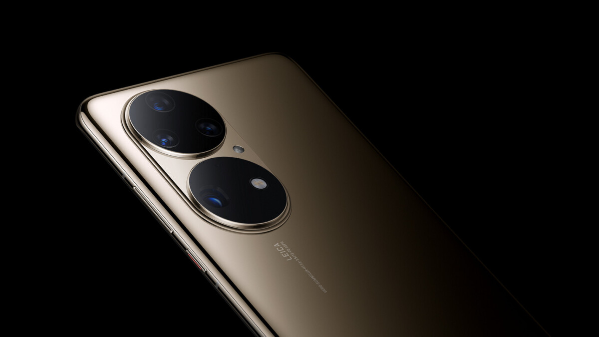 The P50 Pro in Cocoa Gold