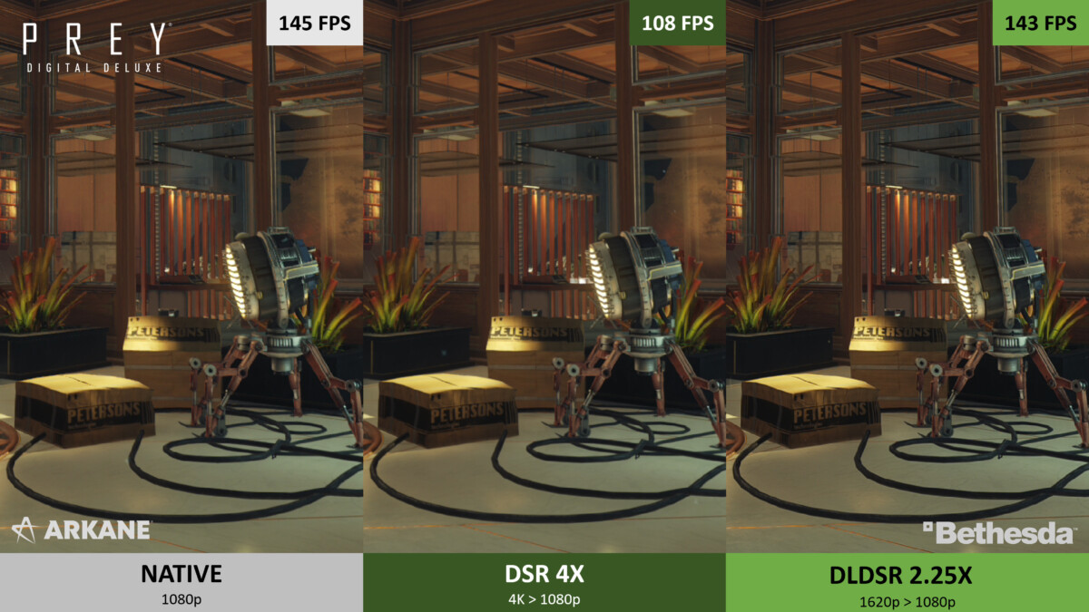 Le DLDSR de Nvidia devrait proposer de meilleurs performances que le DSR.