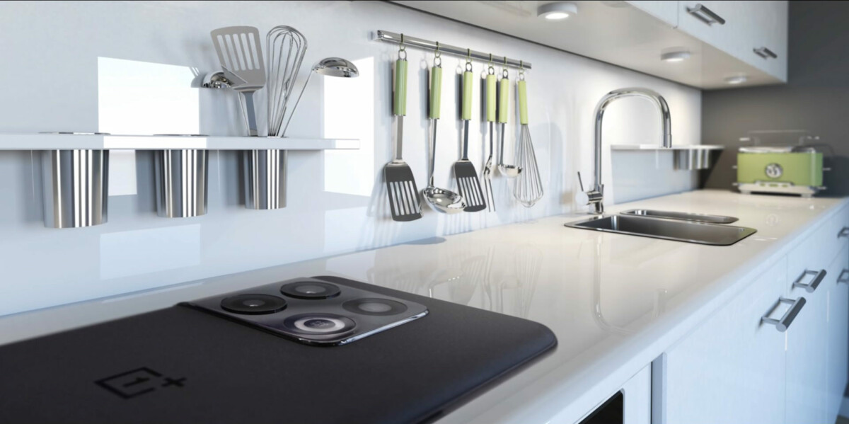 Le OnePlus 10 Pro dans une cuisine par MKBHD