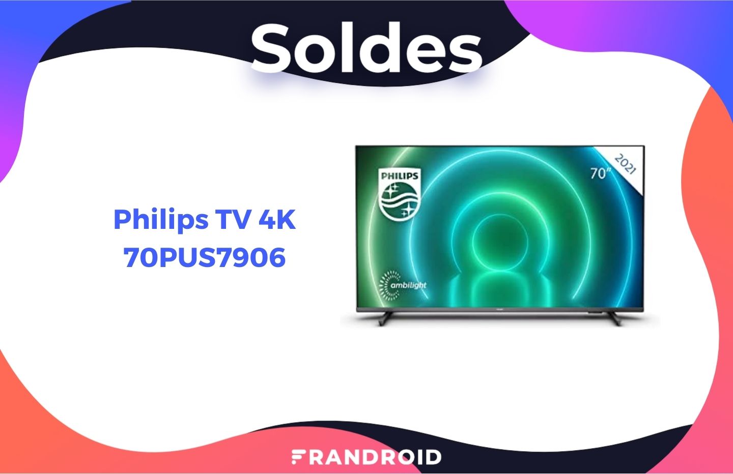 790€, c’est le prix hallucinant de ce TV 4K Philips 70 pouces pendant les soldes - Frandroid