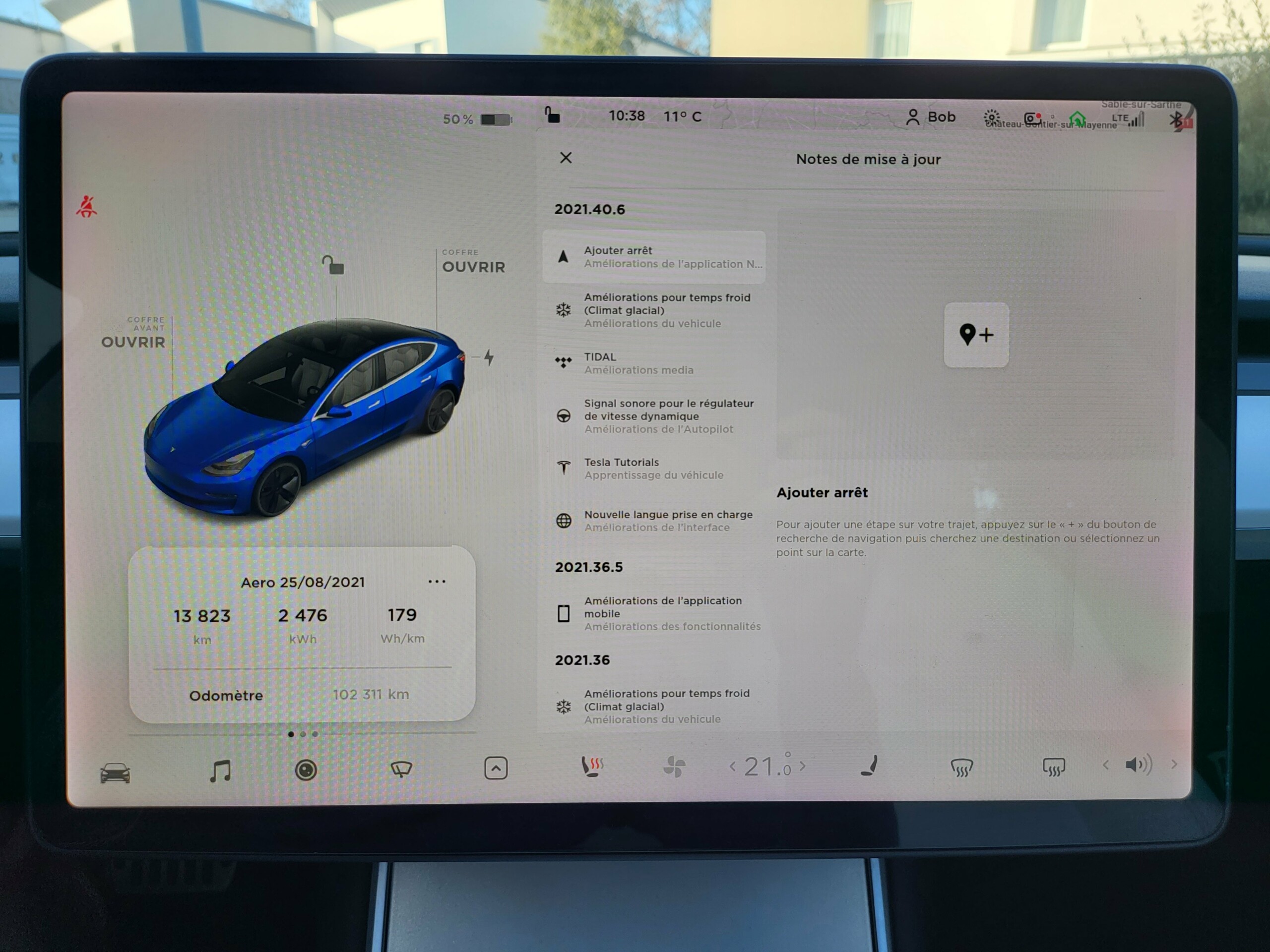 Mise à jour Tesla version 2019.40.2 : essuie-glaces plus réactifs et  amélioration du changement de voie automatique