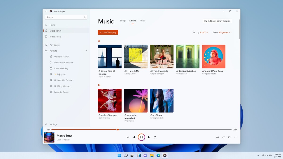 The new Media Player in Windows 11