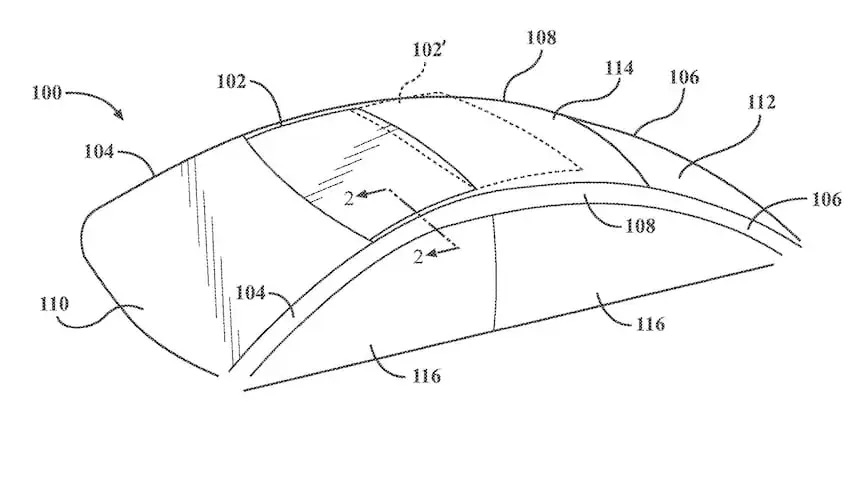 Apple has obtained a patent for a sunroof