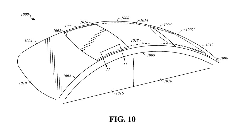 Apple also has a patent for a roof opening system on rails