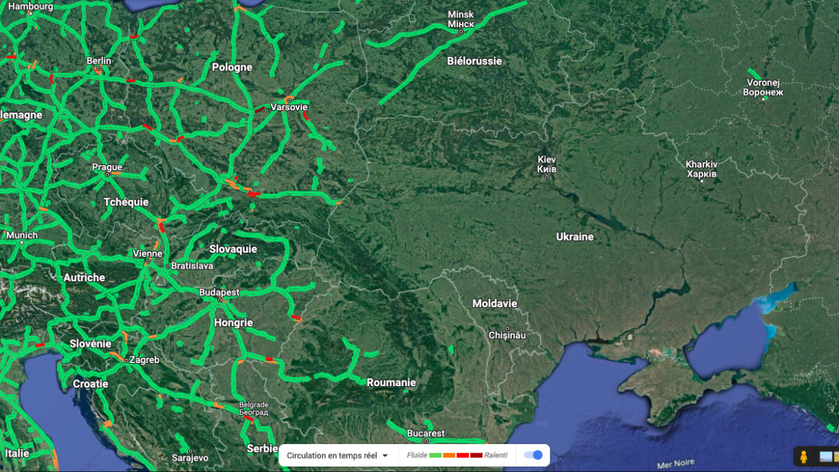 Google Maps Ukraine