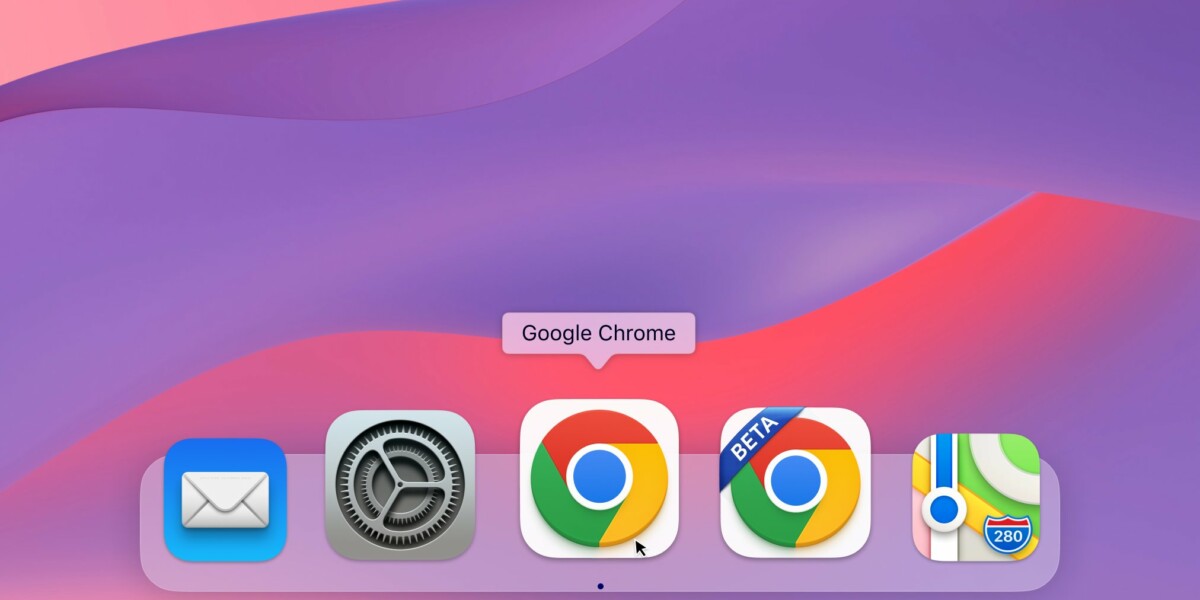The new Chrome icon on macOS