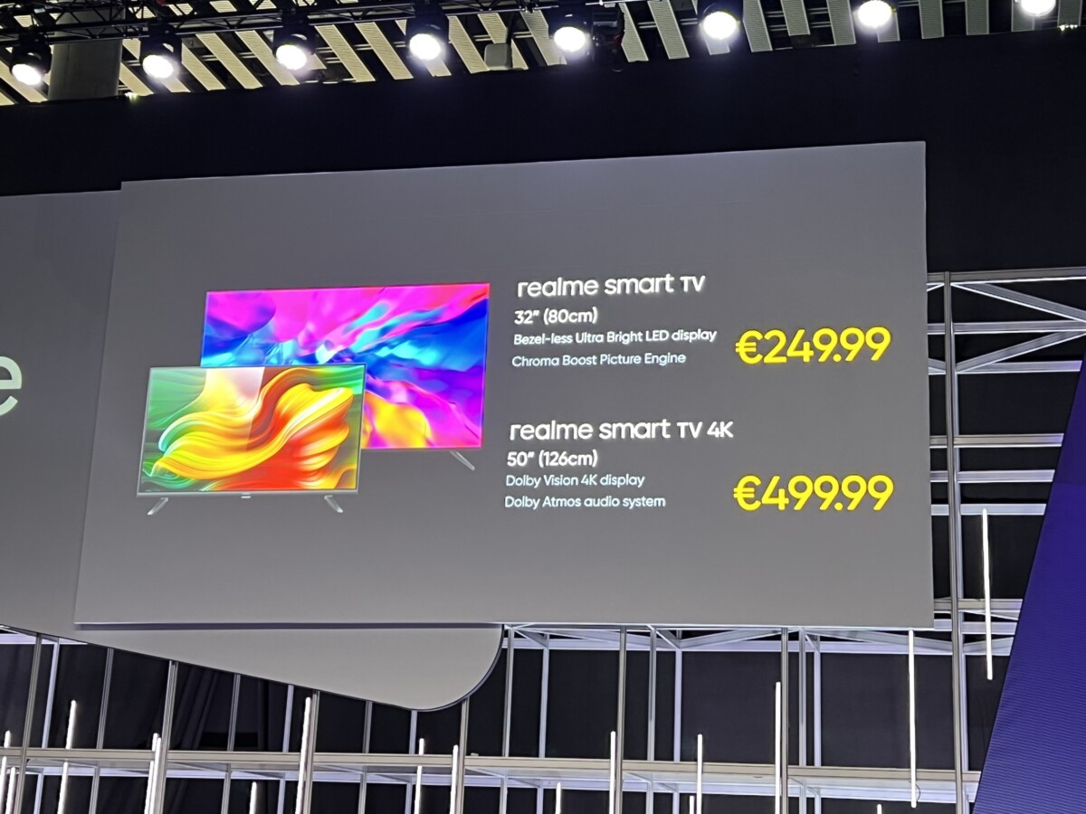 Realme launches two televisions in France: their price is the main argument