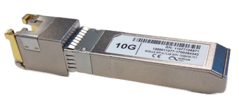 SFR provides a 10GBASE-T SFP+ module (10 Gb/s Ethernet) free of charge upon request