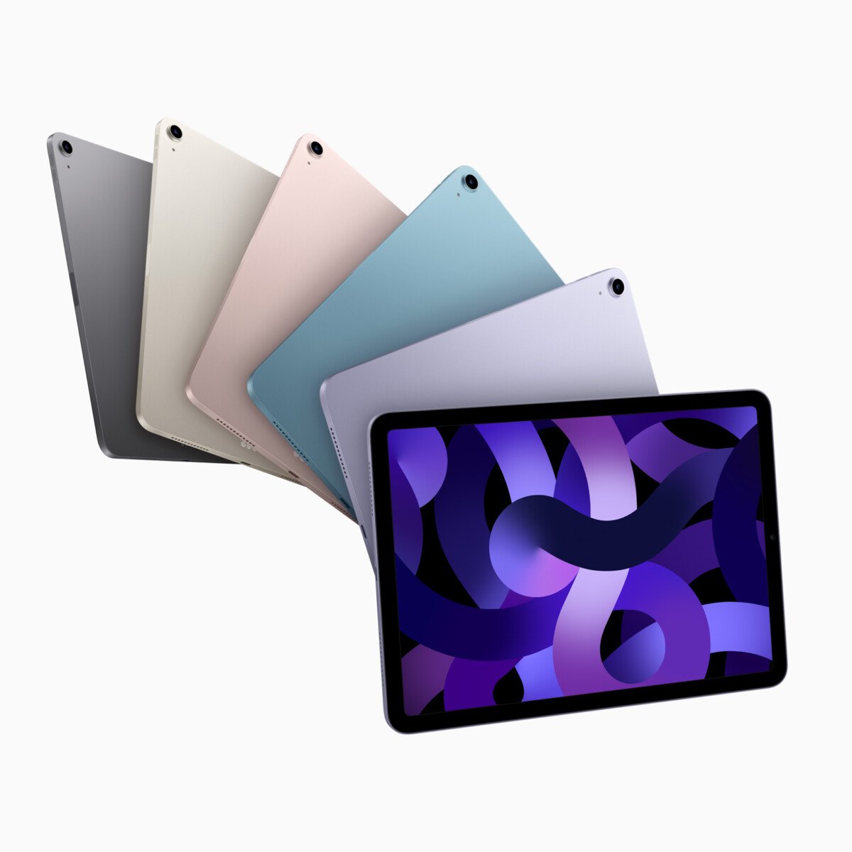 Les nouveaux coloris pour l'iPad Air 2022