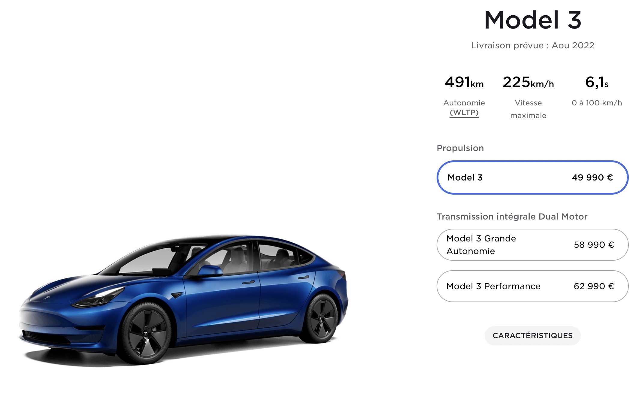 Tesla Model 3 et Model Y nouvelle grosse augmentation de prix, jusqu