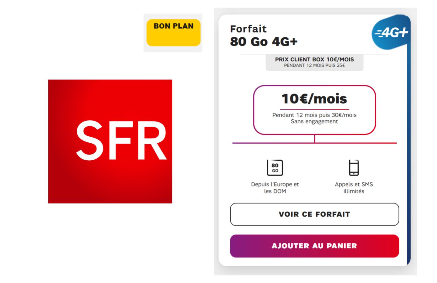 Forfait mobile : une offre choc à 4,99€ via Orange ou SFR 🔥