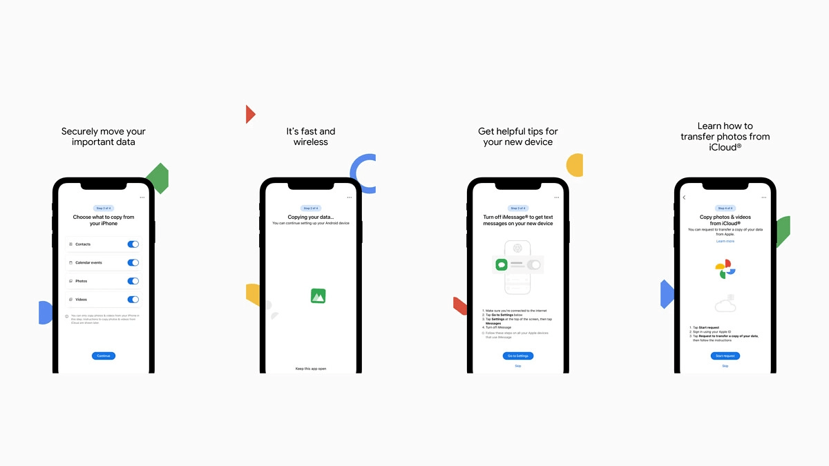 Aplicativo secreto do Google para ajudá-lo a mudar do iPhone para o Android