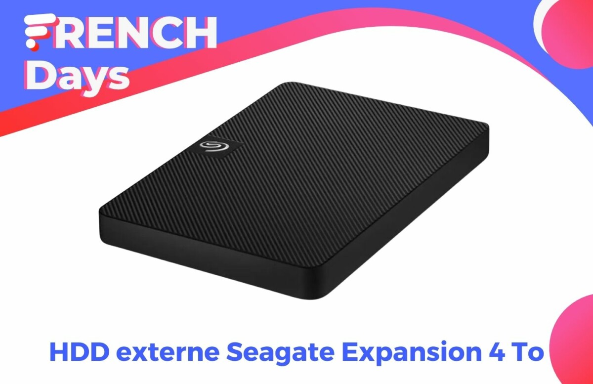 Pour le Prime Day, ce disque dur externe Seagate 4To chute de prix