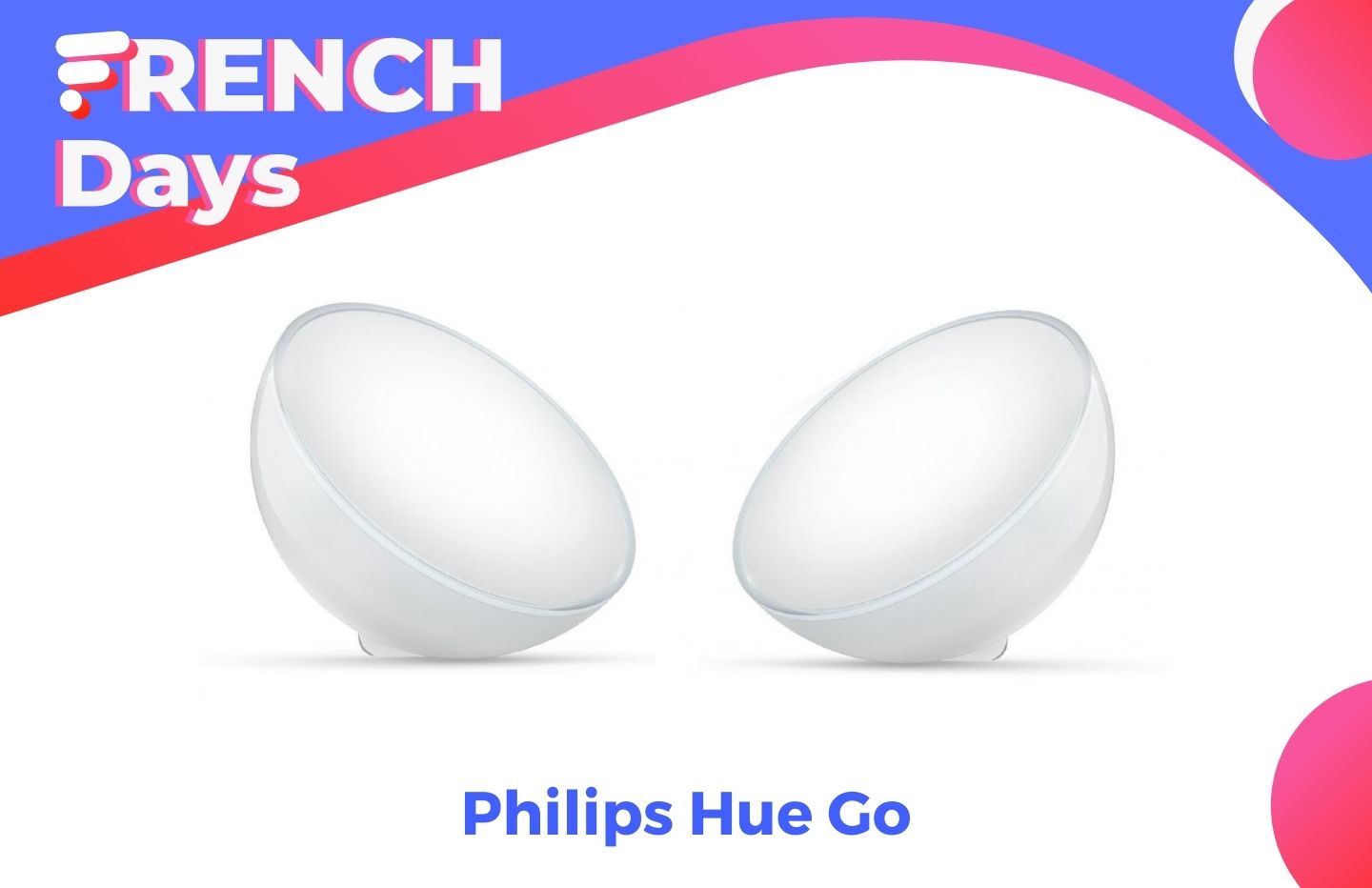 Lampe nomade connectée Philips Hue Go Led - Achat & prix