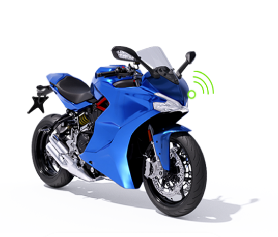 Traceur GPS autonome moto scooter vélo