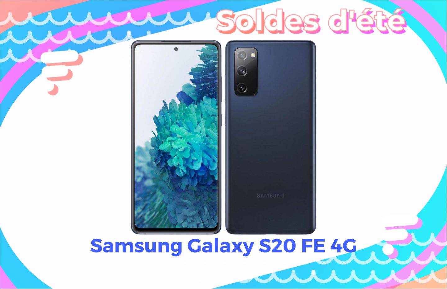 SAMSUNG Smartphone Galaxy S20 FE 5G Bleu 128 Go pas cher 