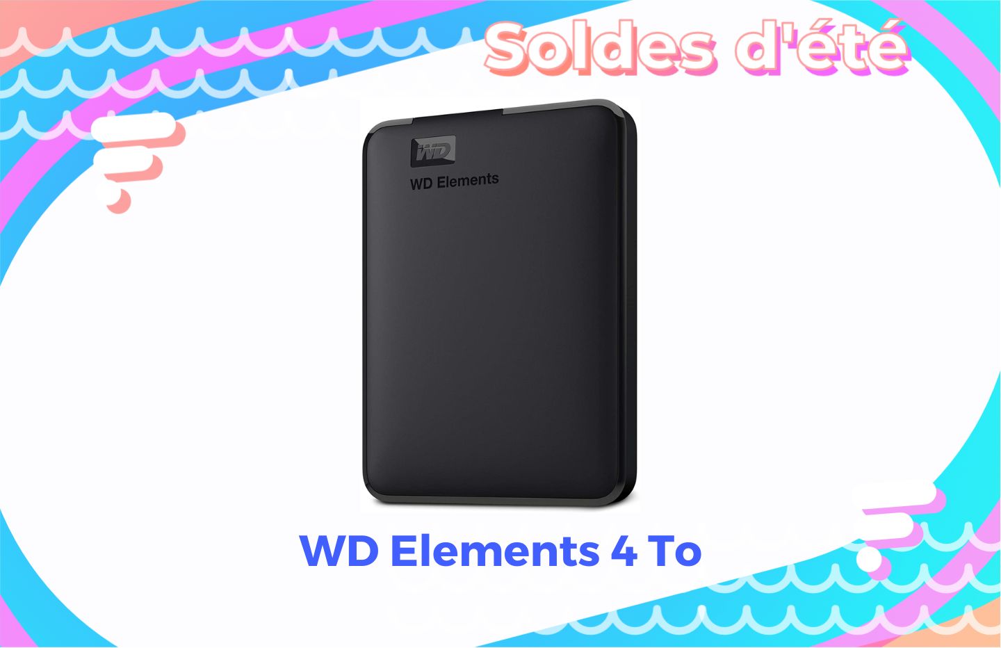Western Digital Elements Portable 4TO Disque dur externe – acheter