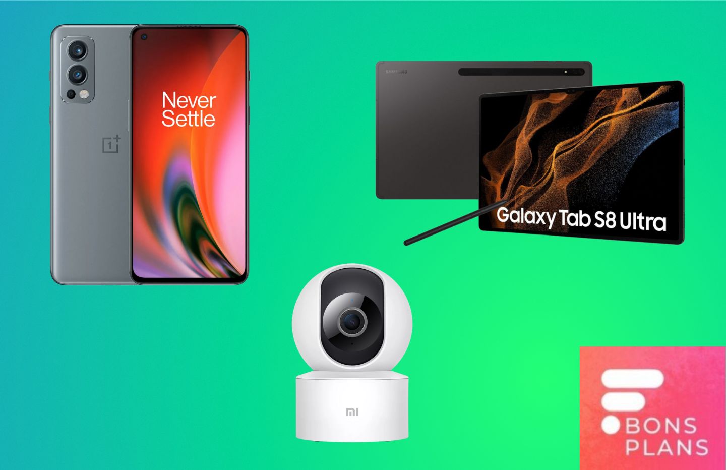 amazon, android, samsung galaxy tab s8 ultra à -20%, caméra xiaomi à 29€ et le oneplus nord 2 à prix cassé – les deals de la semaine