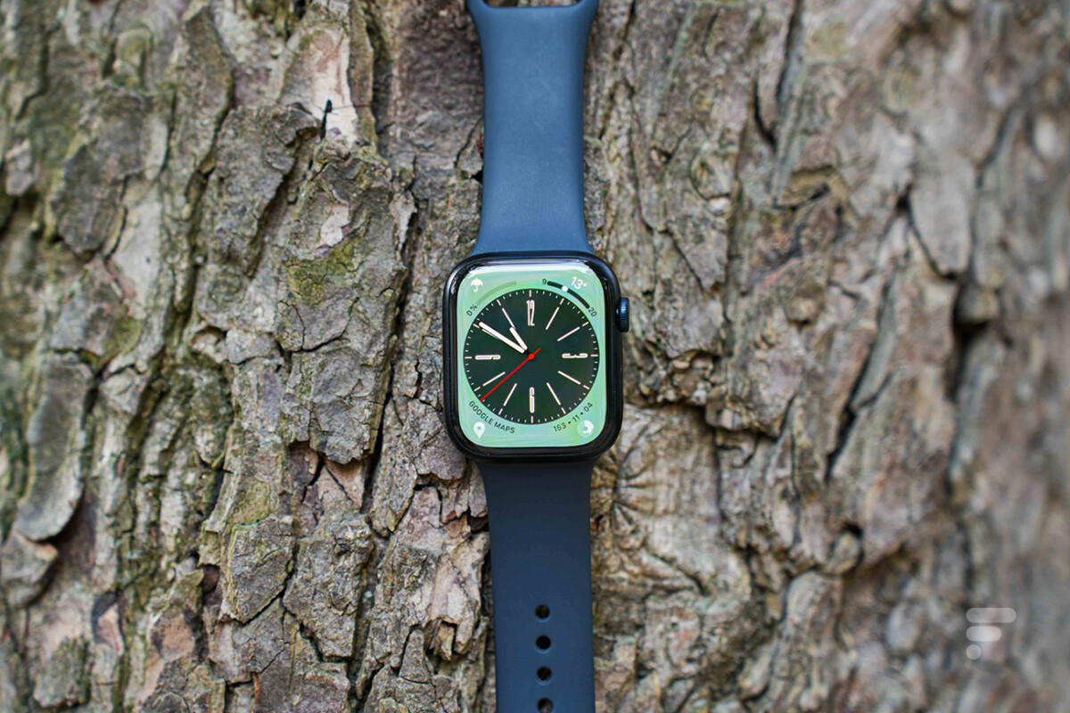 L'Apple Watch Series 8 en version 45 mm