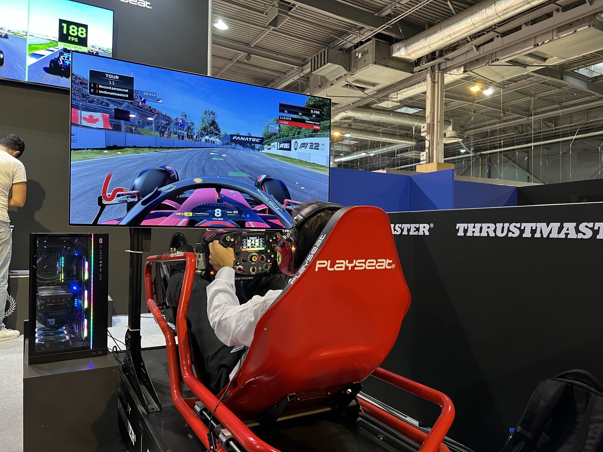 Mondial de l'Automobile : testez la GeForce RTX 4090 sur ce simulateur de Formule  1 incroyable