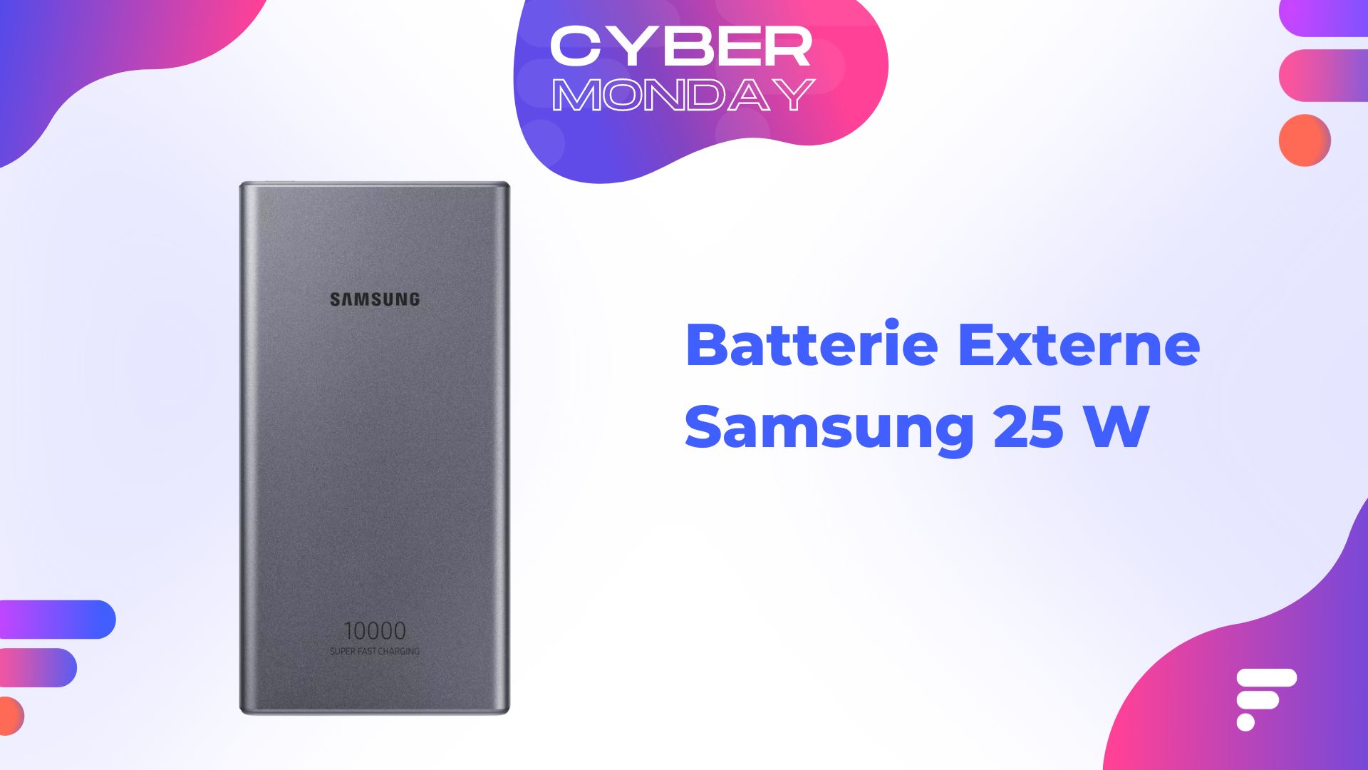 À peine 5 euros pour cette batterie externe Samsung lors du Cyber Monday