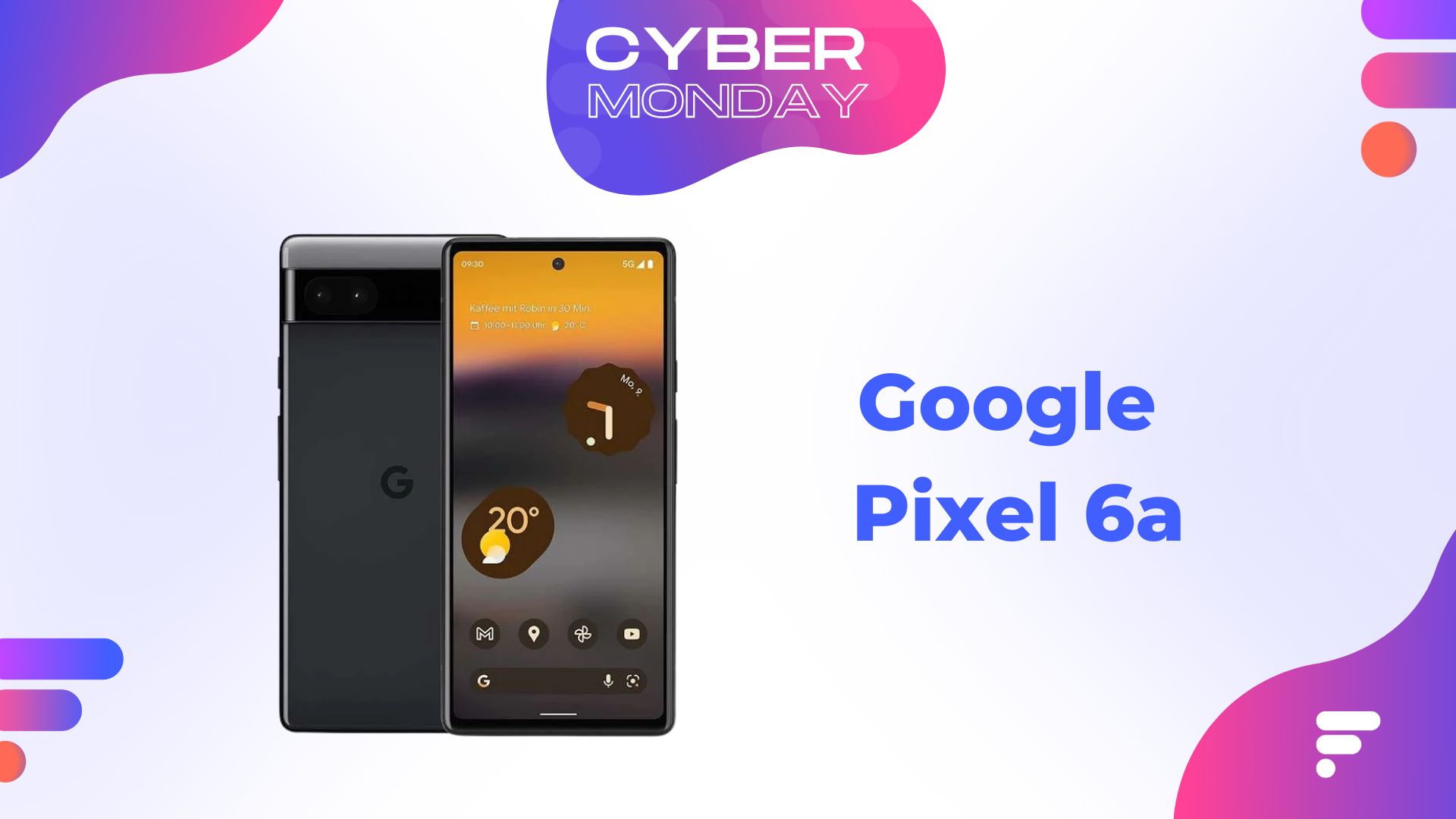 L'offre la moins chère pour le Google Pixel 6a, c'est pendant le Cyber Monday