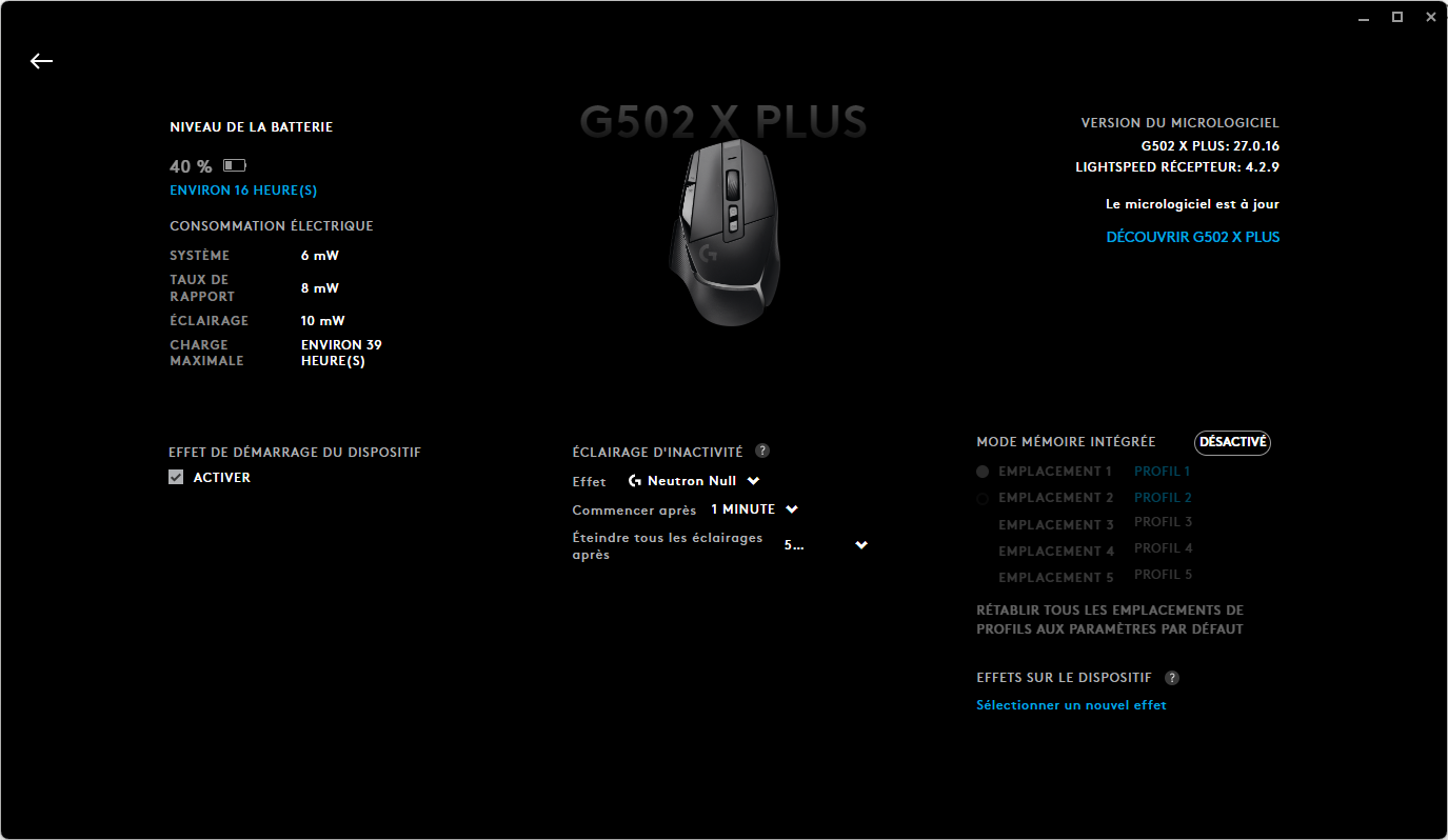 Soldes d'été : -33 % sur la Logitech G502 X Lightspeed, la reine des souris  gamer sans fil