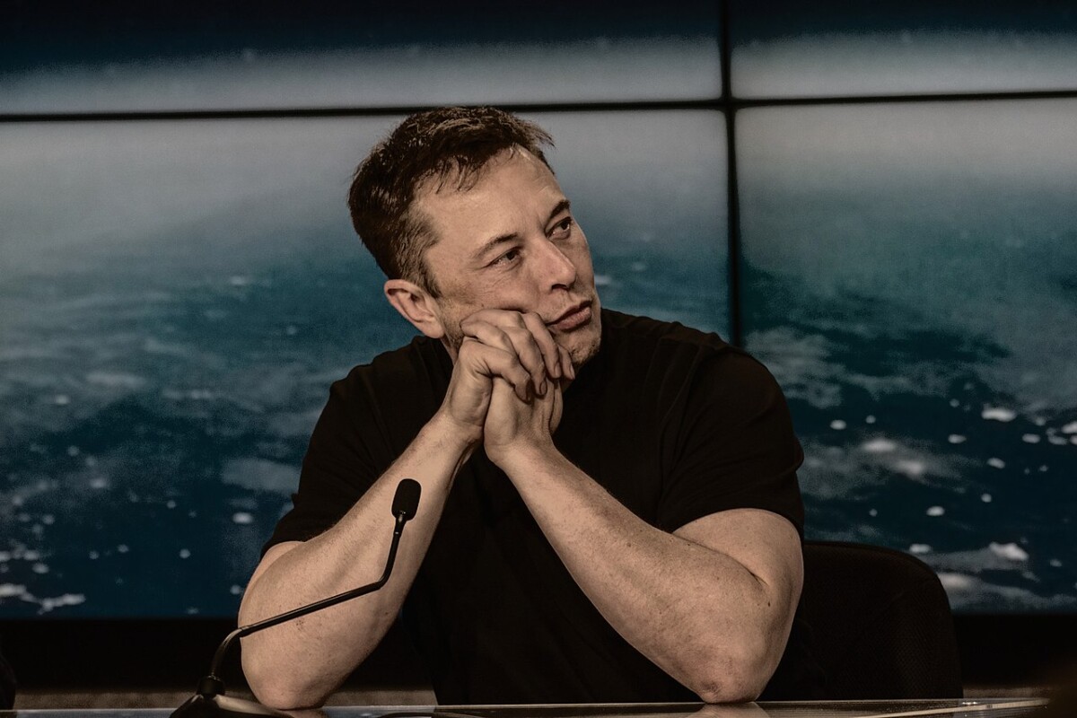 Elon Musk à une conférence SpaceX