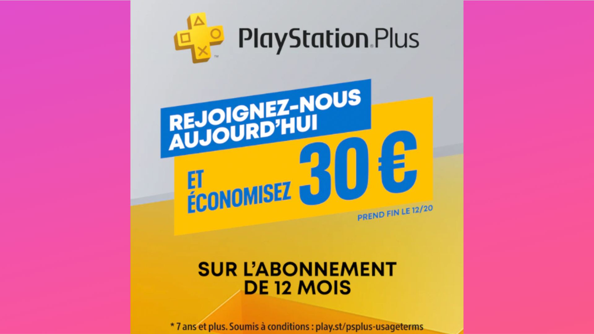 PlayStation+ : 30% de réduction sur les abonnements 12 mois, saisissez-le  vôtre dès maintenant !