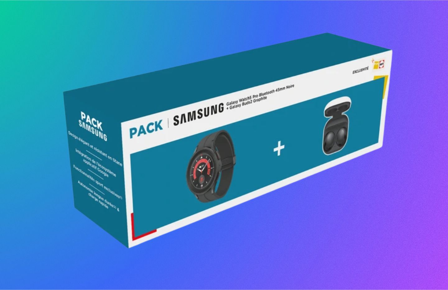 Ce pack Samsung Galaxy Watch 5 Pro + Buds 2 coûte 220 € de moins