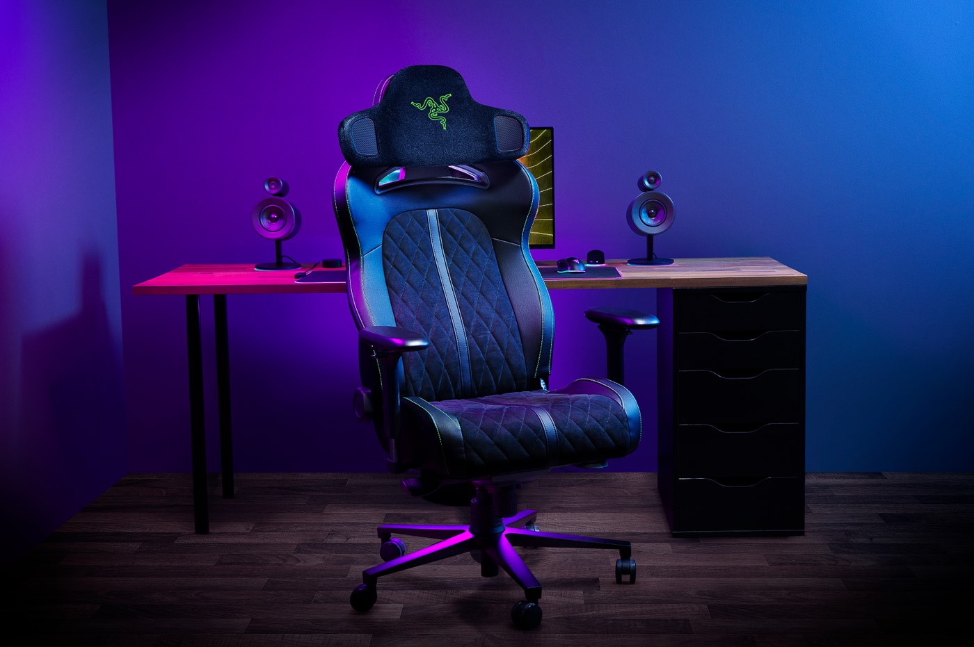 Ce coussin Razer apporte du son surround sur votre chaise gaming,  littéralement