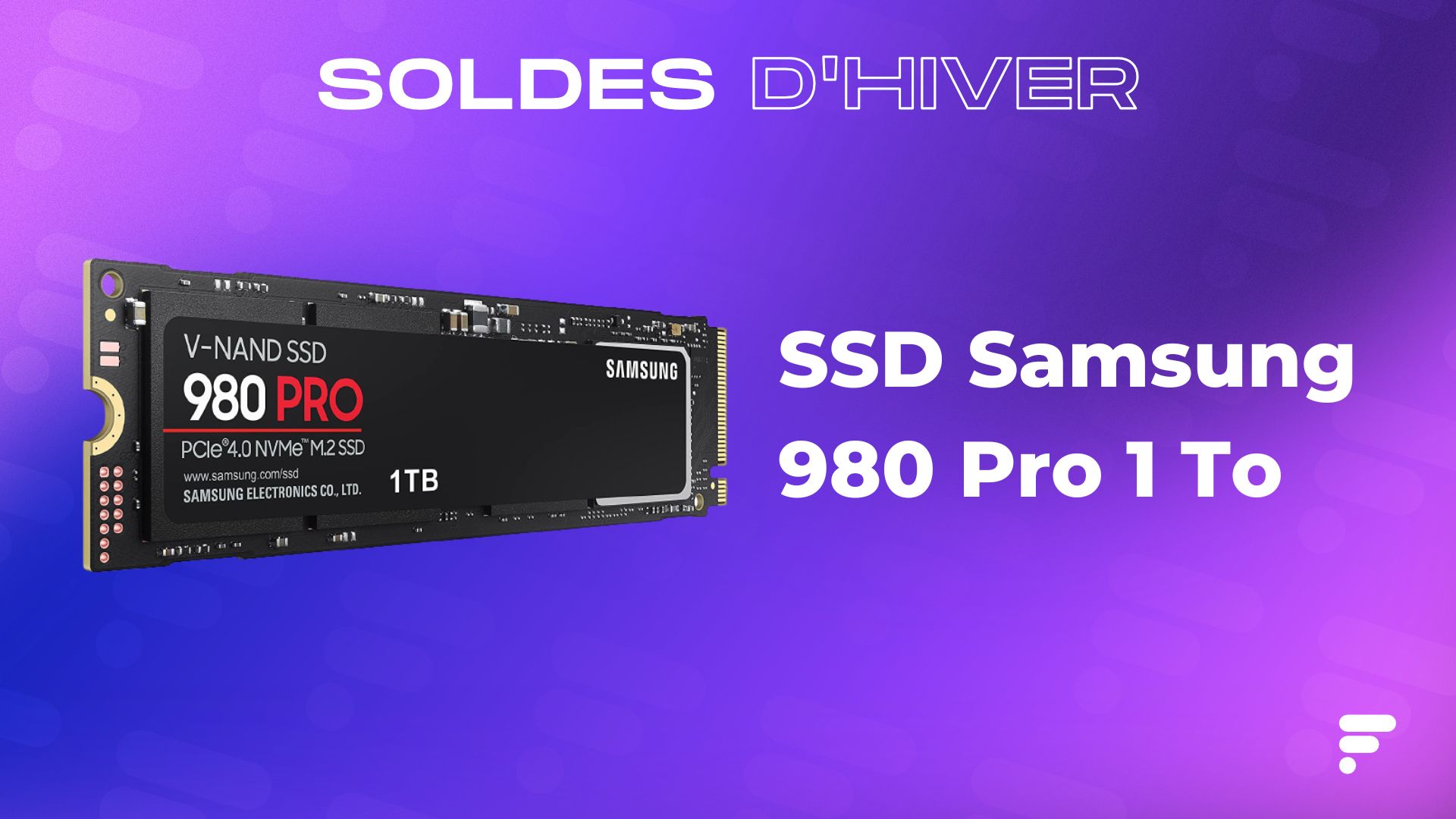 Le SSD Samsung 980 Pro 1 To, idéal pour la PS5, est soldé à -48%