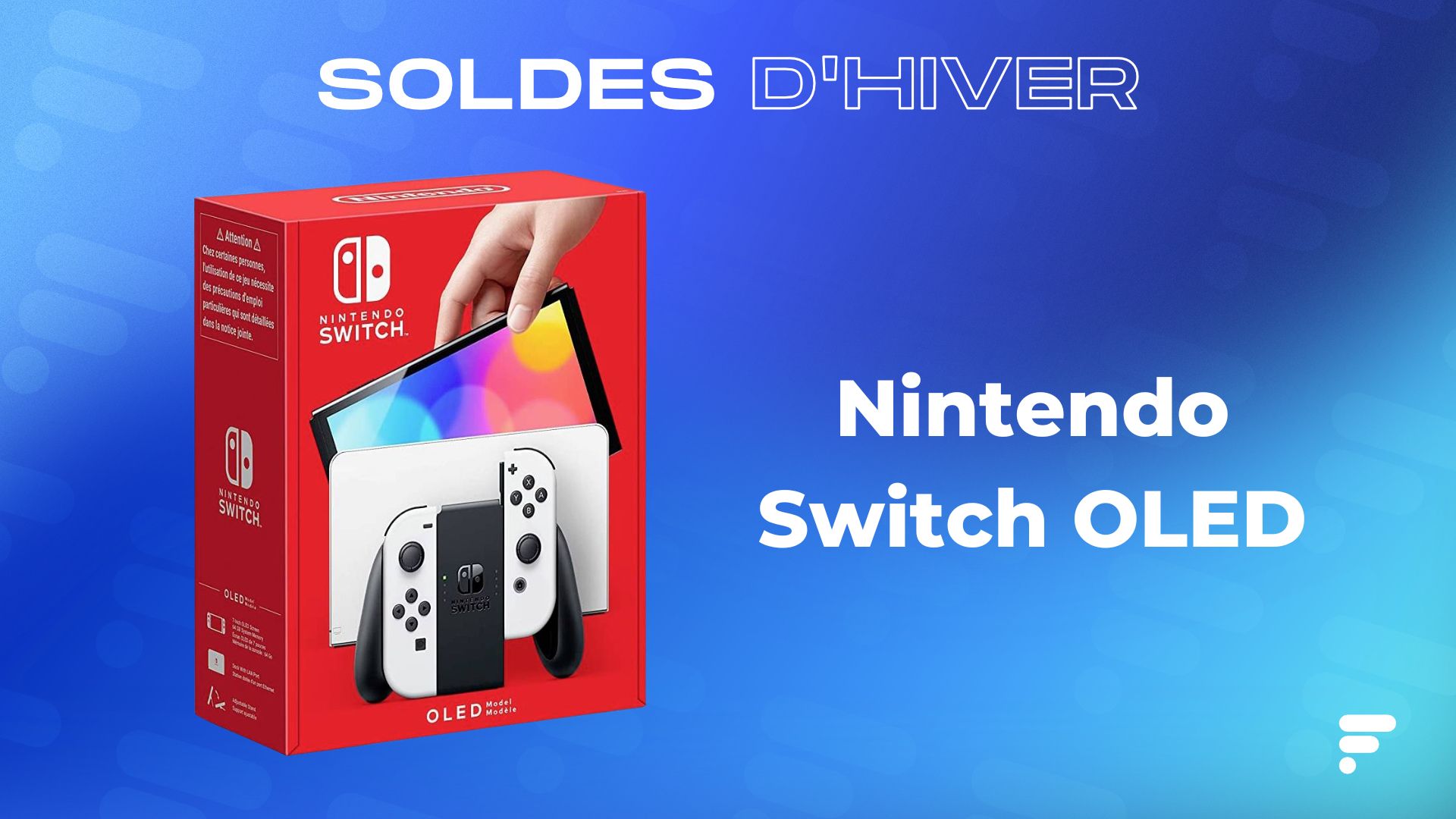 Promo La console switch oled blanche chez Auchan