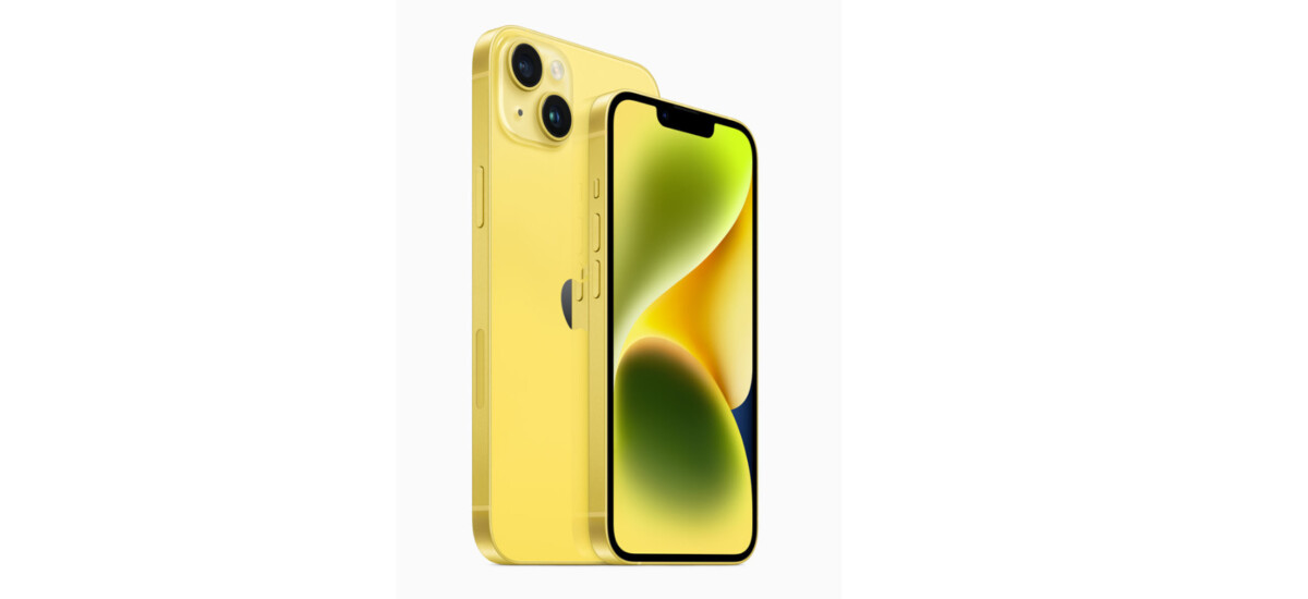 apple iphone 14 jaune