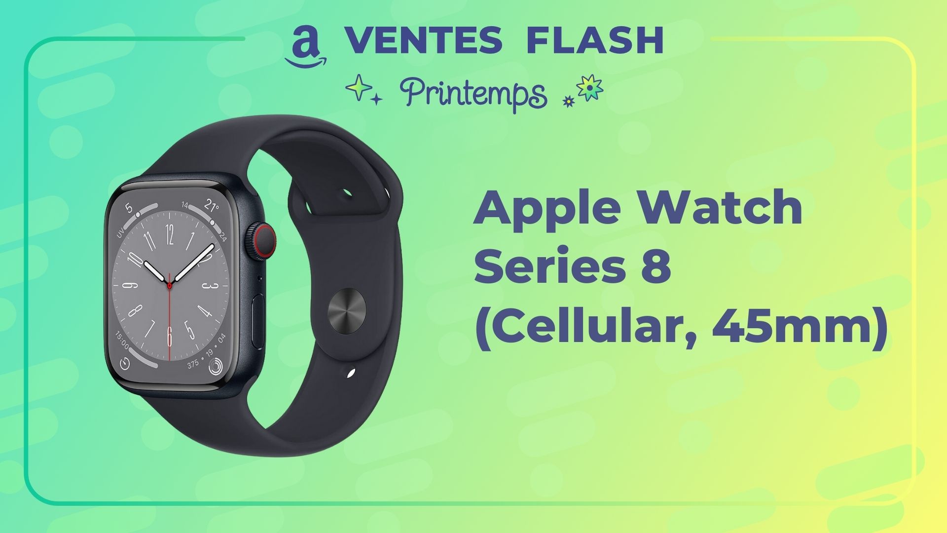 The Apple Watch Series 8 compatible 4G loses 100 € of its price during