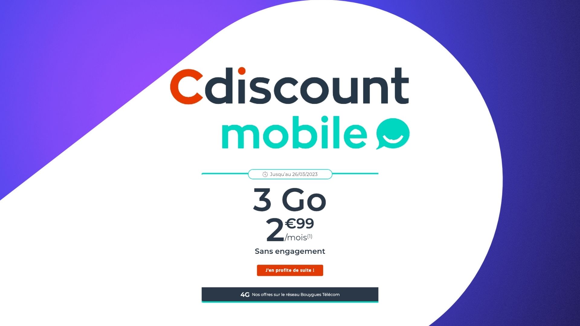 Forfait mobile : profitez des promotions chez Cdiscount Mobile