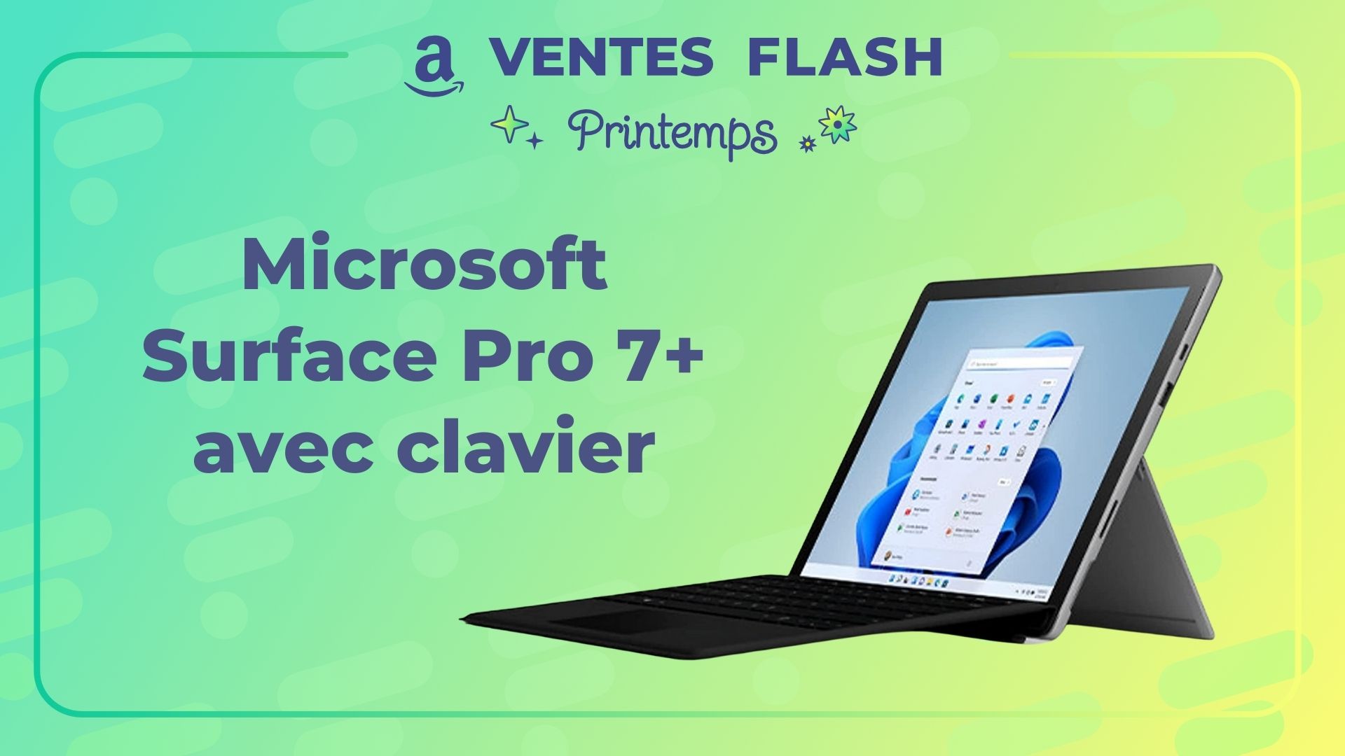 Vente flash inédite sur l'ordinateur portable Microsoft Surface