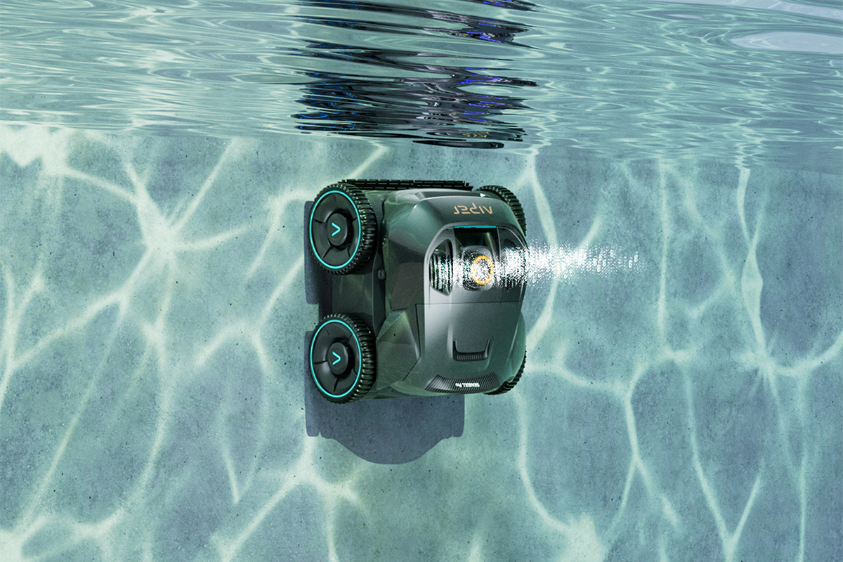Robot de piscine sans fil - AIPER Seagull Pro - Jusqu'à 300m²
