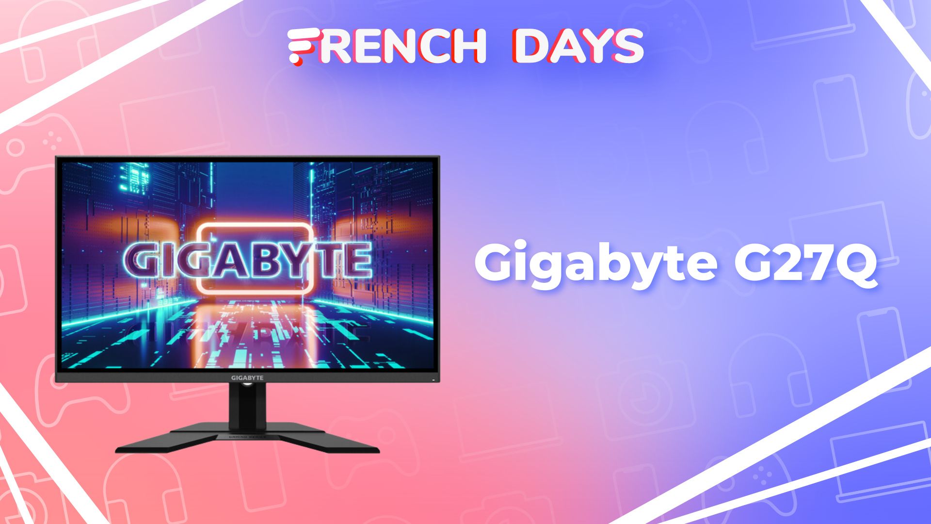 Cet écran PC gaming 27 pouces (QHD, 144 Hz) devient un bon deal grâce aux  French Days