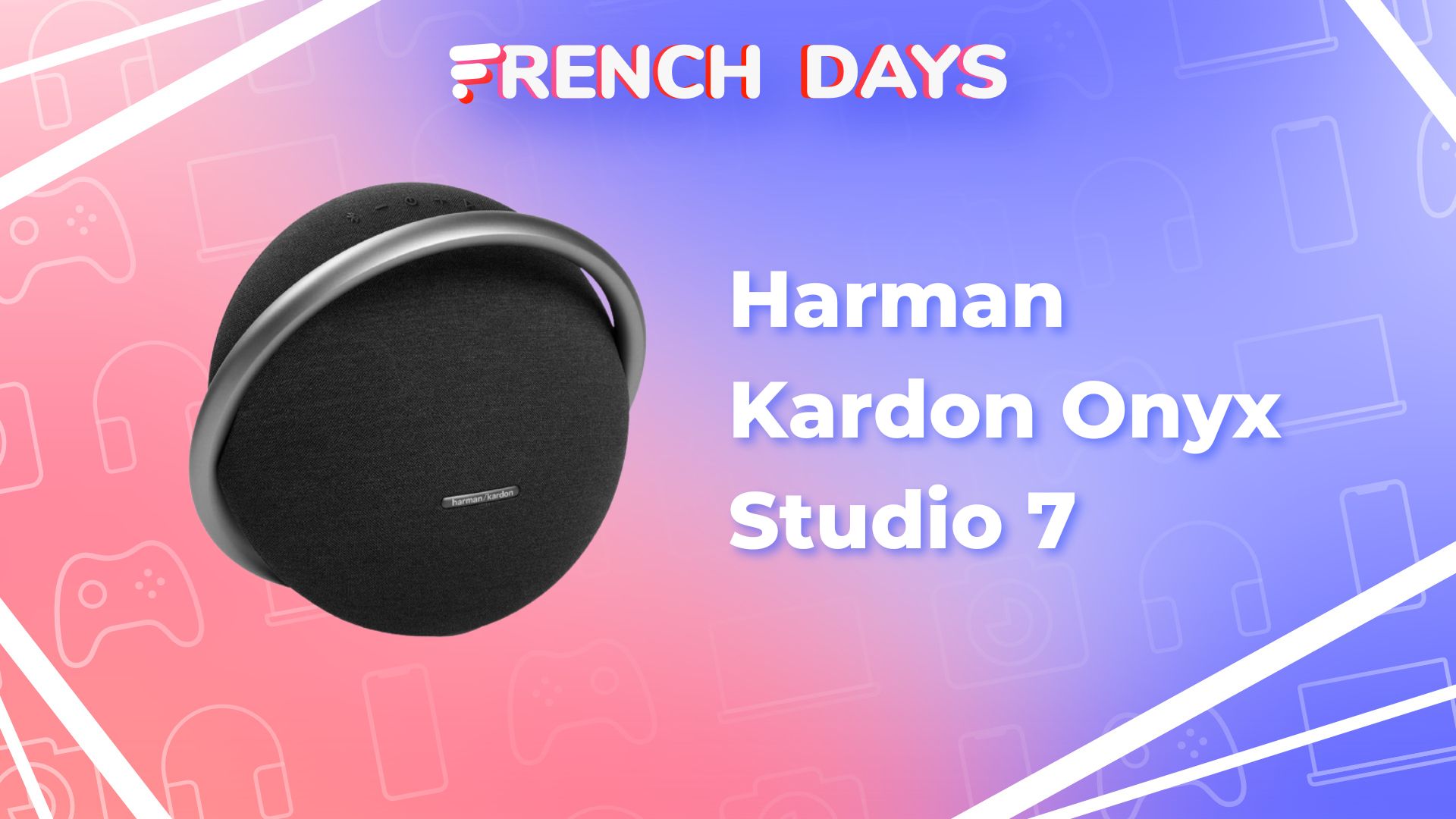 Harman Kardon Enceinte Bluetooth Portable Onyx Studio 7 Gris
