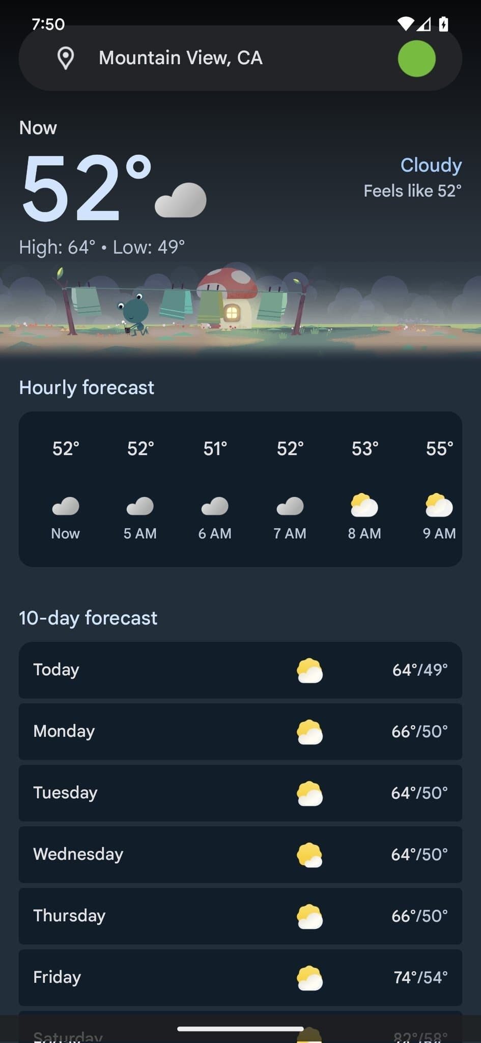 google weather app on pc