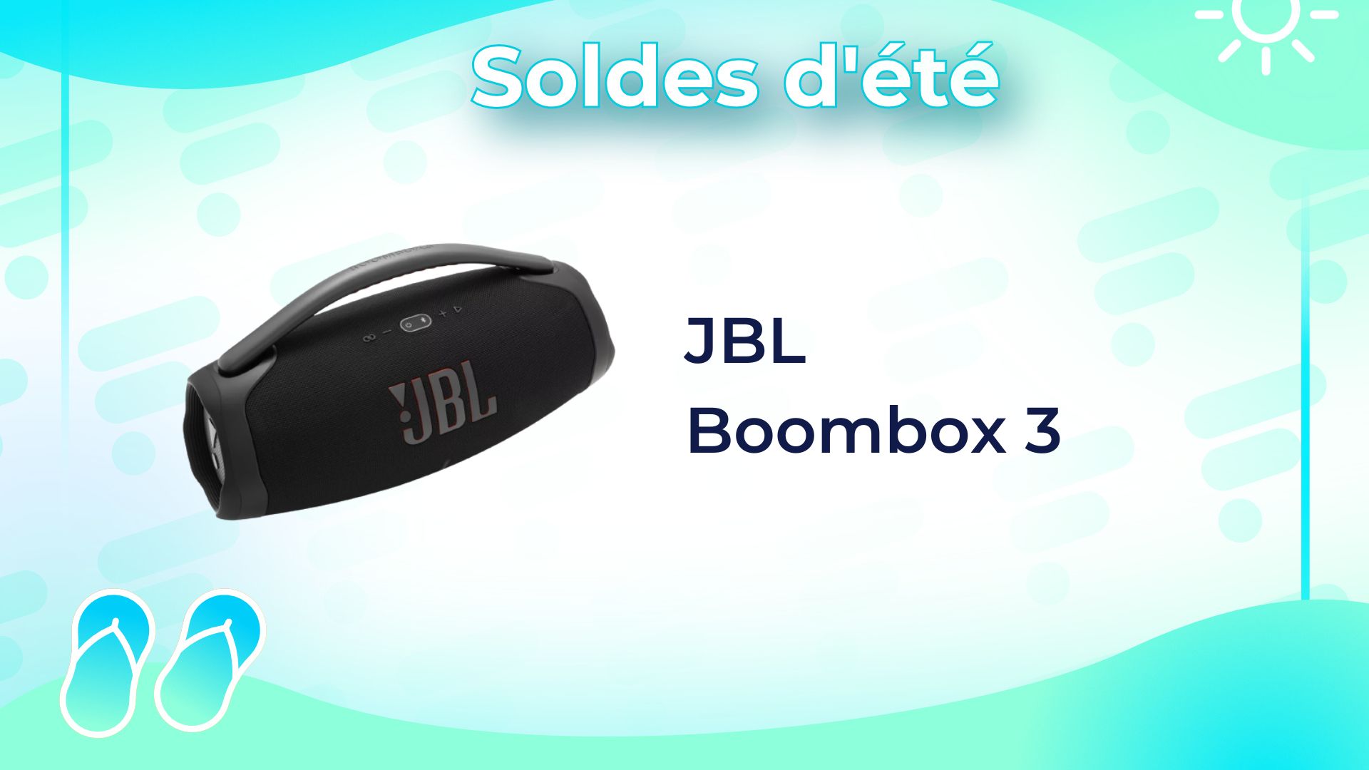 JBL Boombox 3 : cette massive et puissante enceinte perd 200