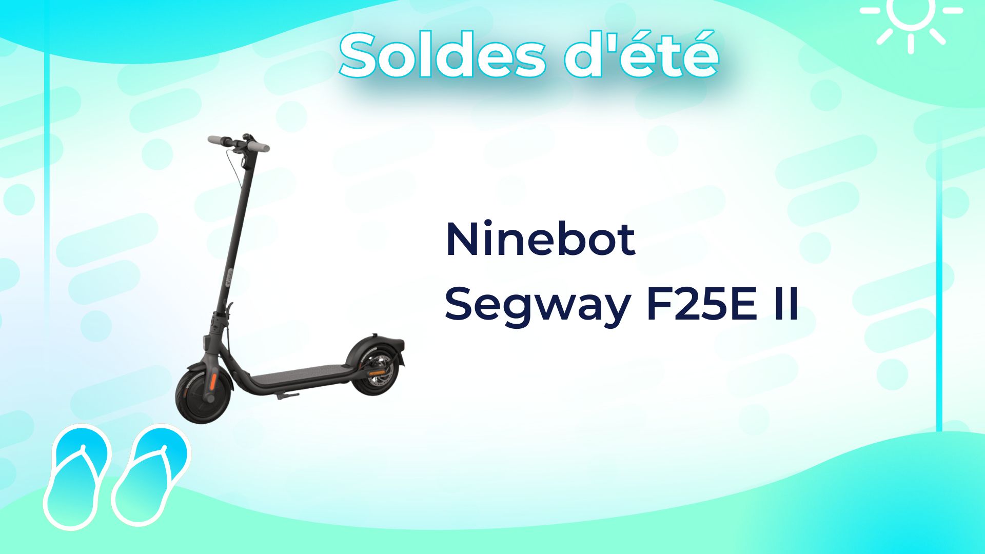 Ninebot Trottinette électrique Segway F25I (avec clignotants) pas